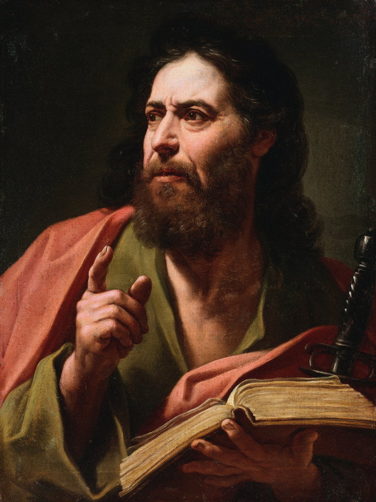 Detail of Saint Paul by Etienne Parrocel