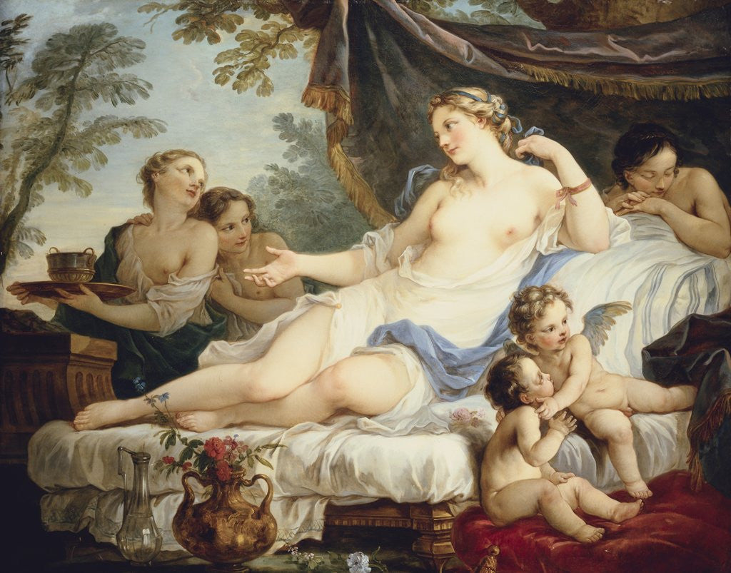 Detail of The Awakening of Venus by Charles-Joseph Natoire