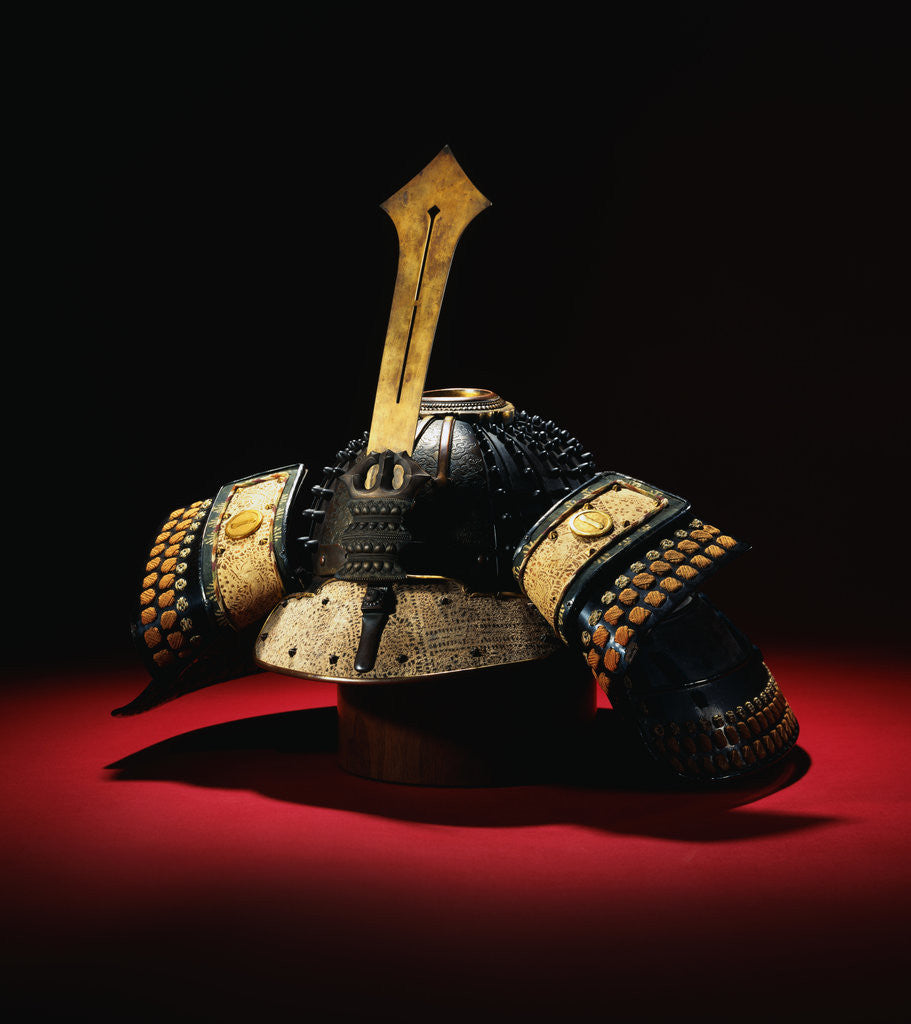 Detail of A Myochin O-Boshi-Hoshi-No-Kabuto, Early and Middle Edo Period (17th/18th Century) by Anonymous