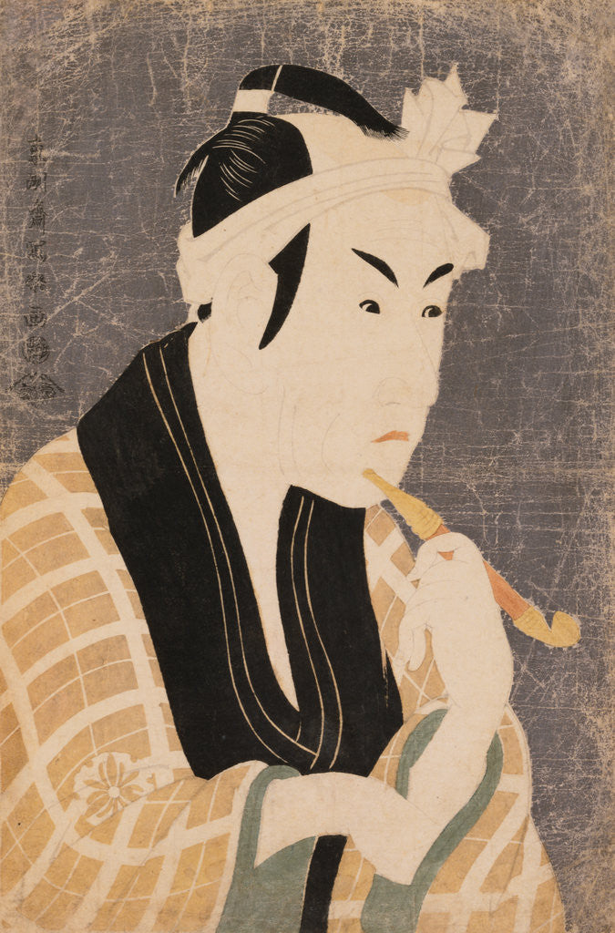 Detail of Portrait of the Actor Matsumoto Koshiro IV by Sharaku
