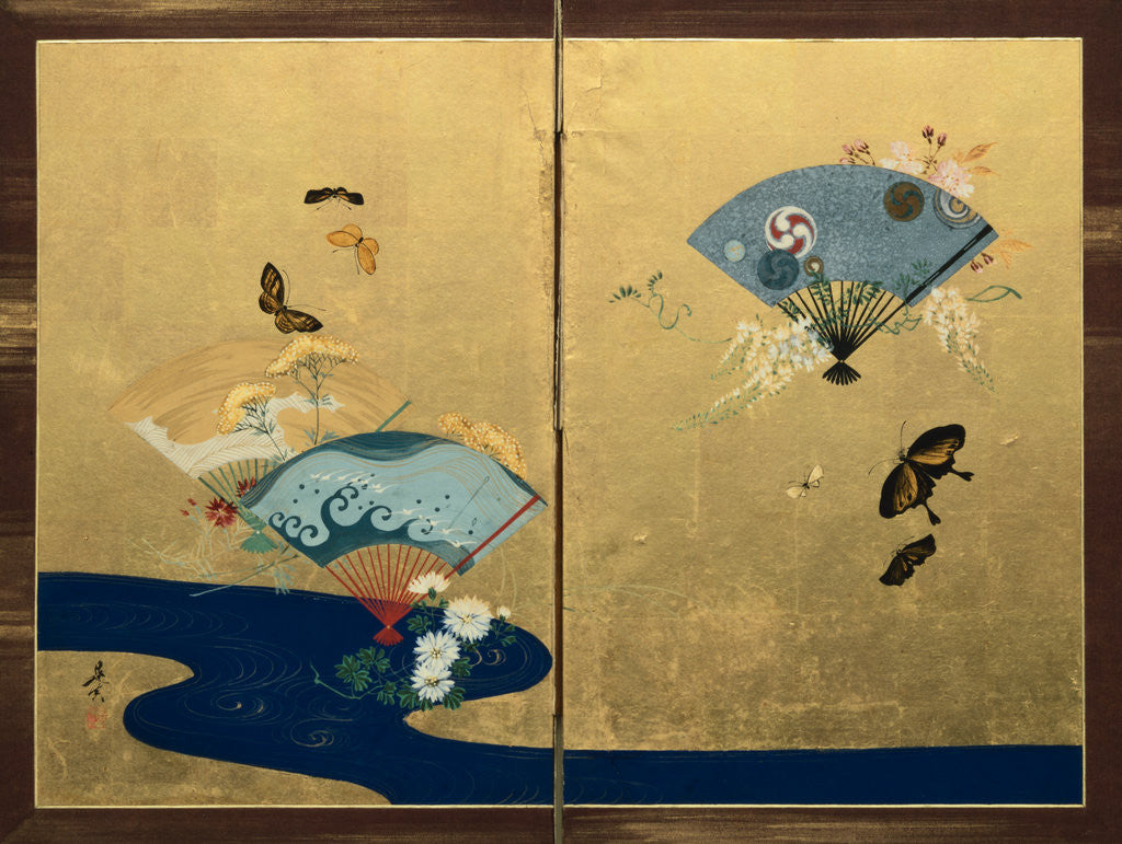 Detail of Symbols of Autumn by Shibata Zeshin