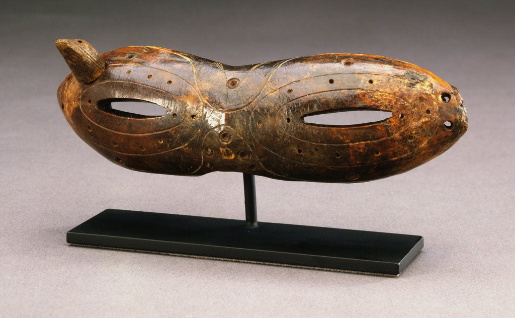 Detail of A Pair of Punuk Eskimo Ivory Hunting Goggles, Circa 600-800 A.D. by Anonymous