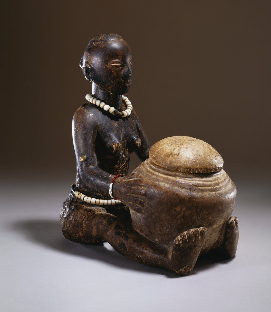 Detail of A Luba Figure by Anonymous