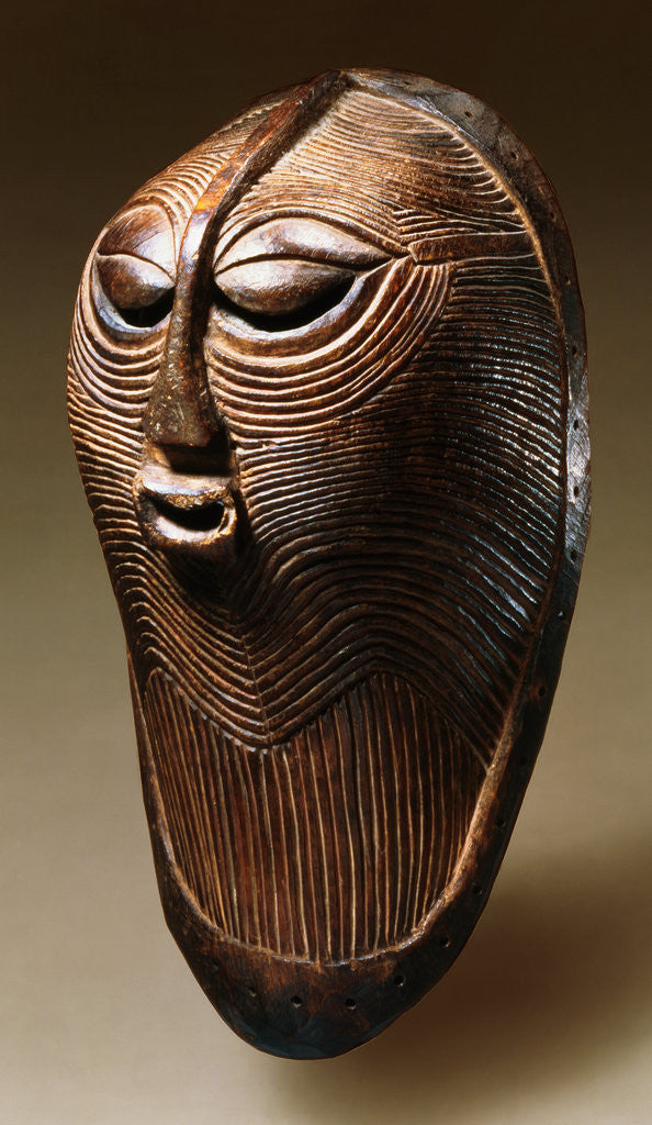 Detail of A Superb Luba Mask, Kifwebe by Anonymous