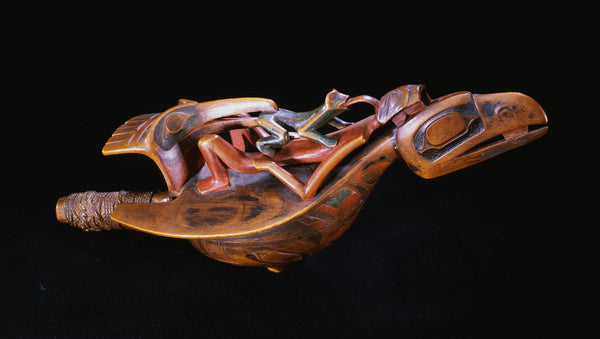 Tlingit Raven Rattle A Tlingit Wood Raven Rattle posters & prints by Anonymous