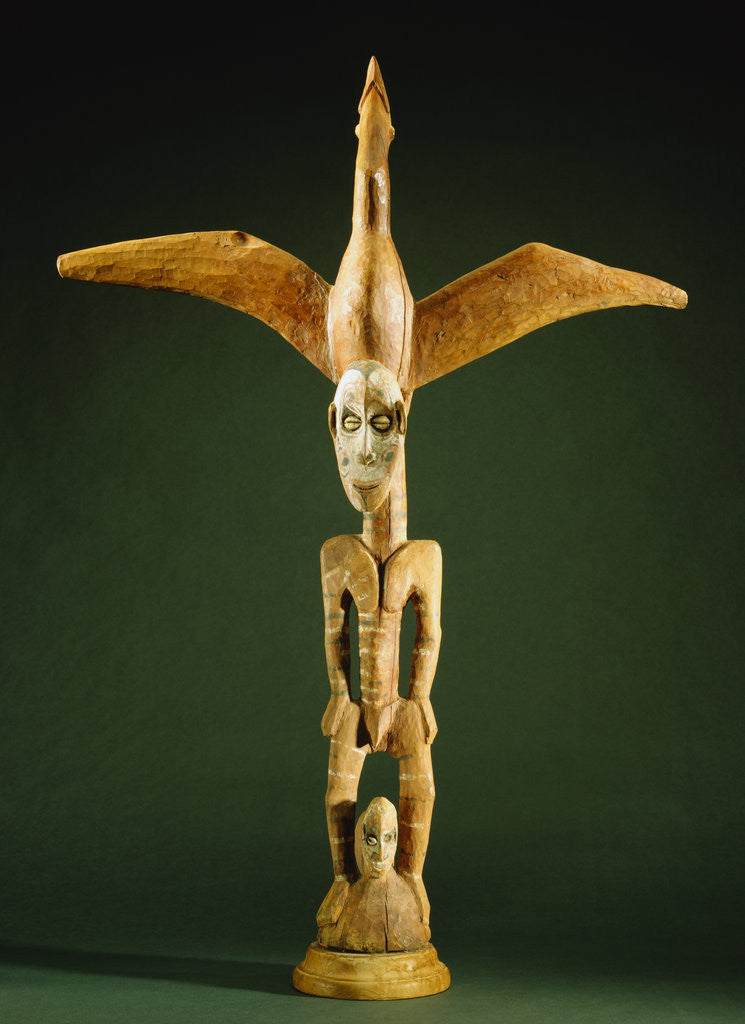 A Sepik Gable Figure, Iatmul, Middle Sepik by Corbis