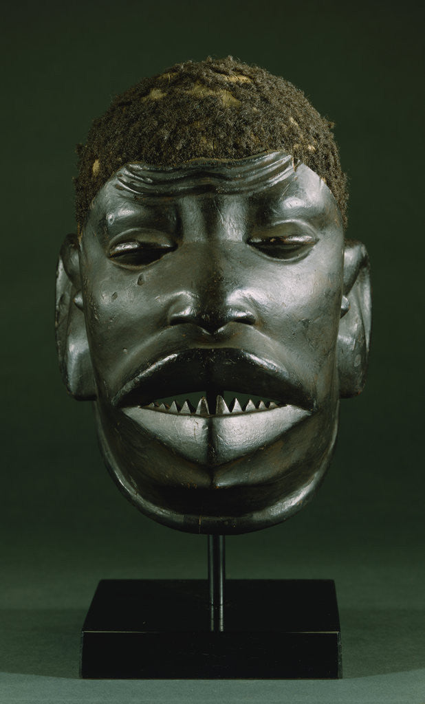 Detail of A Makonde Helmet Mask, Lipiko by Anonymous