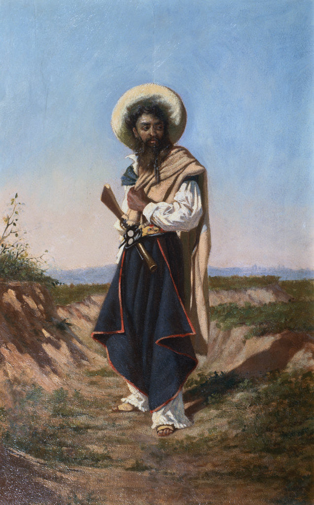 Detail of Gaucho by Juan Manuel Blanes