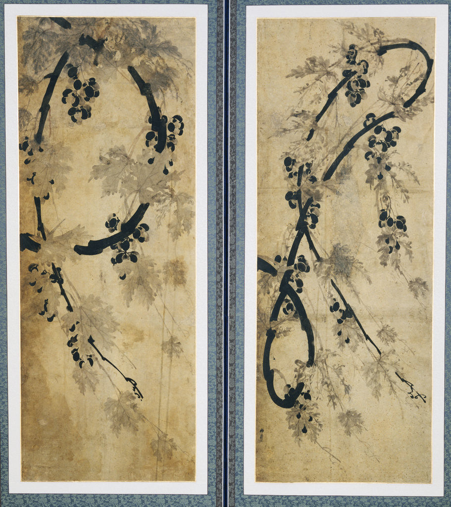 Detail of Grapes Vines by Anonymous