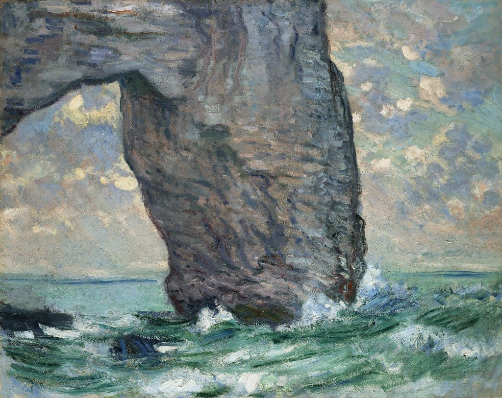 Detail of The Manneporte Seen from Below by Claude Monet