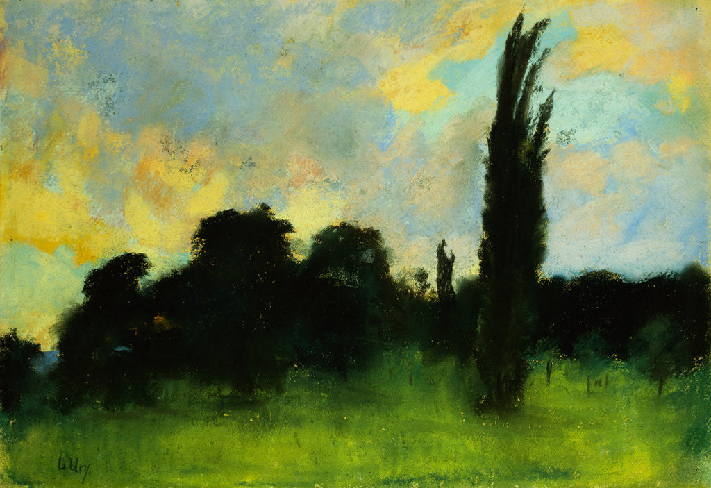 Detail of Landscape by Lesser Ury