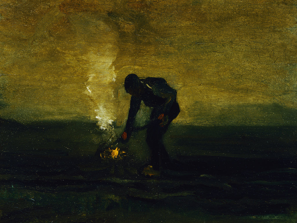 Detail of Peasant of the Grasses Vincent Van Gogh by Anonymous