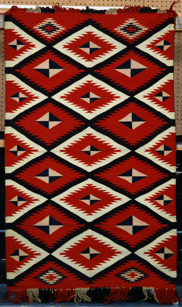 Detail of A Transitional Navajo Rug by Anonymous