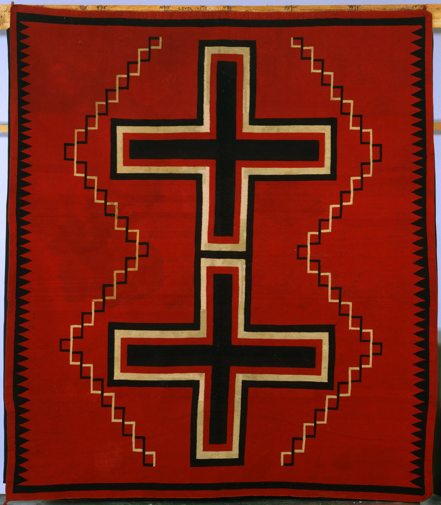 Detail of A Navajo Germantown Rug by Anonymous