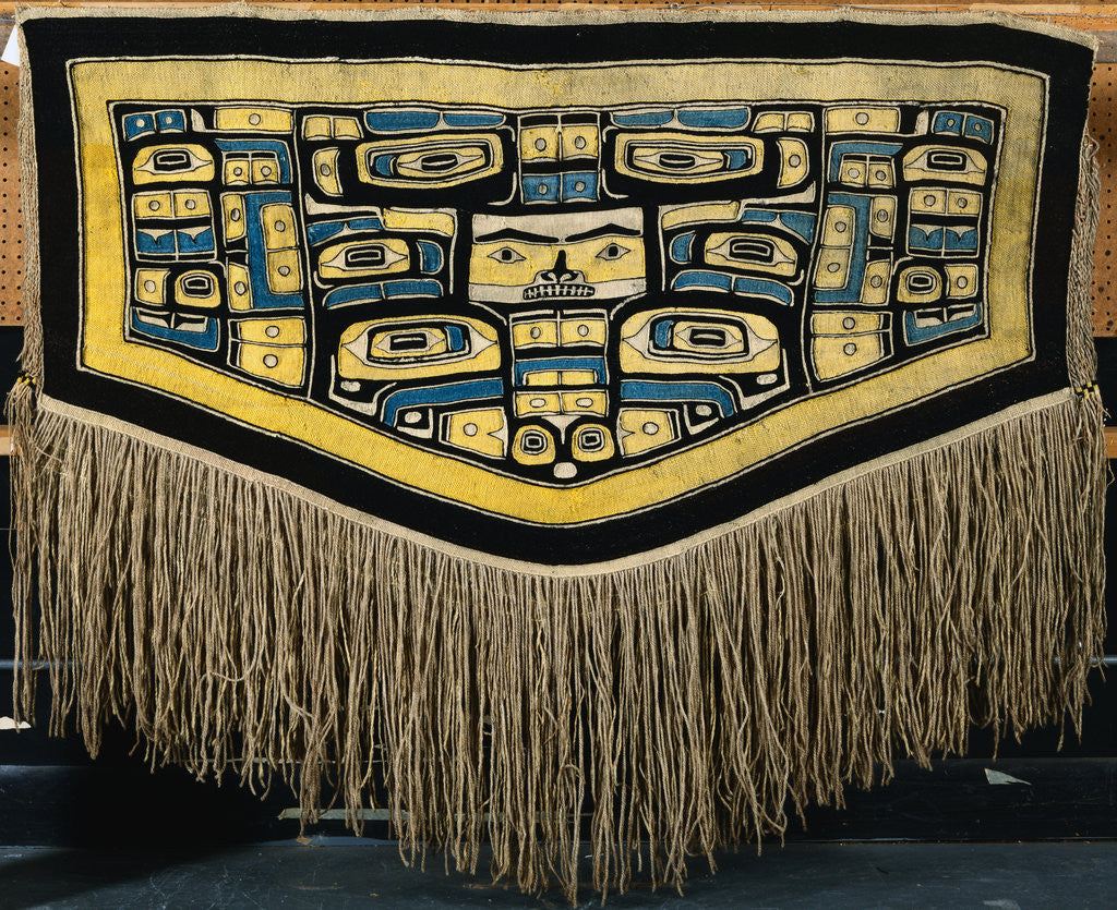 Detail of Tlingit Chilkat Dancing Blanket by Anonymous