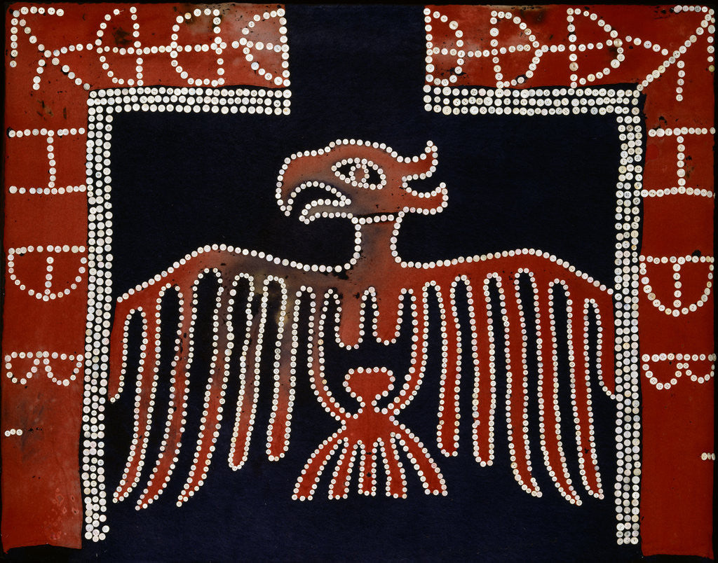 Detail of Kwakiutl Button Blanket by Anonymous