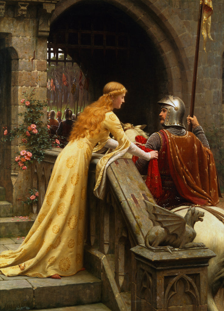 Detail of 'God Speed' by Edmund Blair Leighton