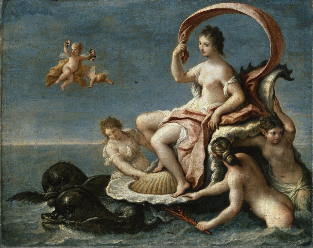 Detail of The Triumph of Galatea Attributed to Paolo de Matteis by Anonymous
