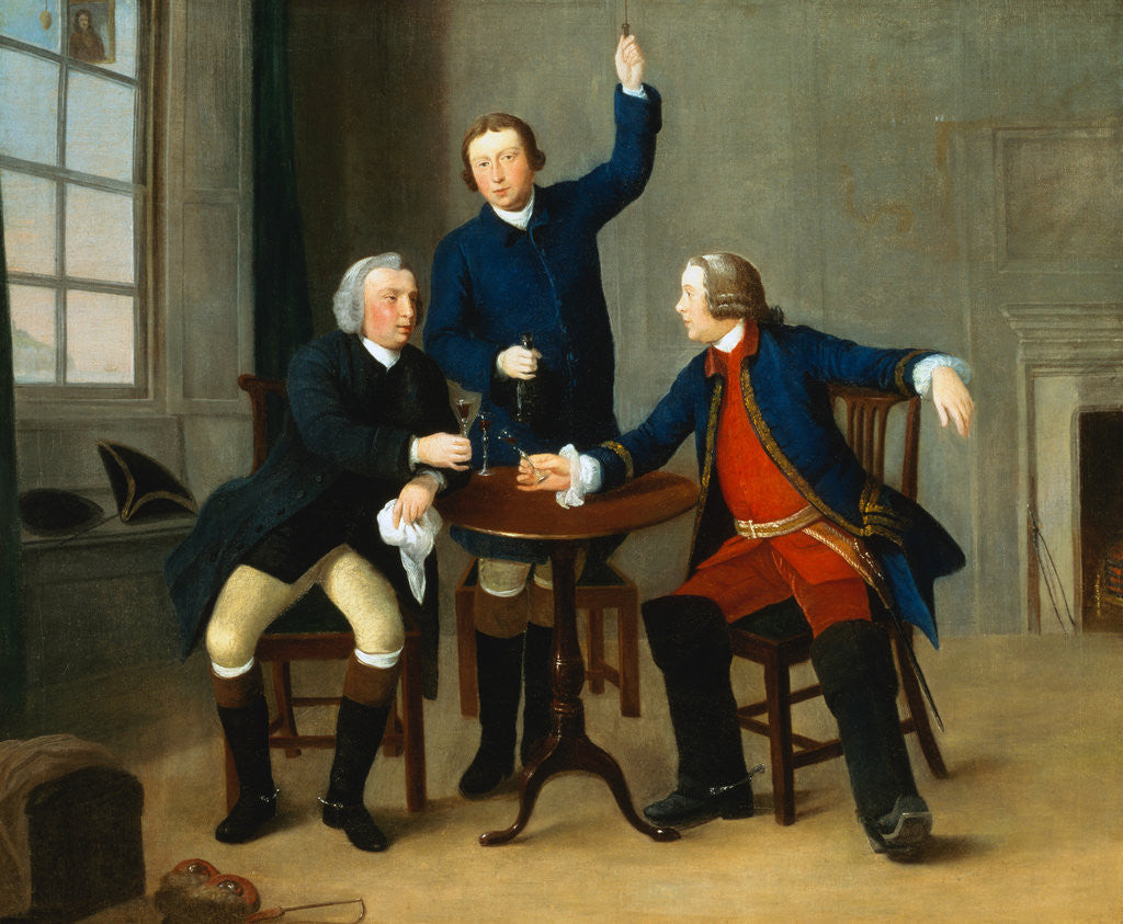 Detail of The Toast by Circle of Alexander Nasmyth