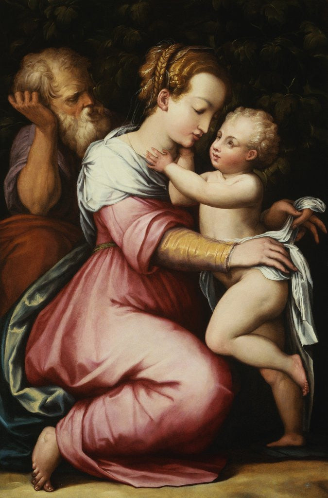 Detail of The Holy Family by Giorgio Vasari