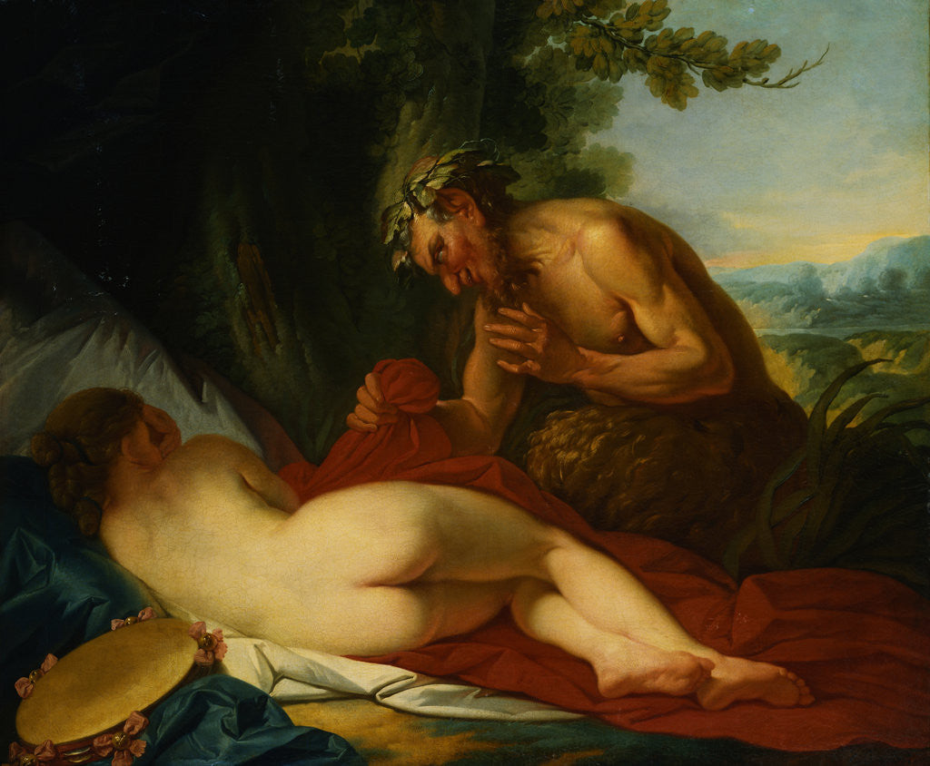 Detail of Jupiter and Antiope Attributed to Jean-Simon Berthelemy by Anonymous