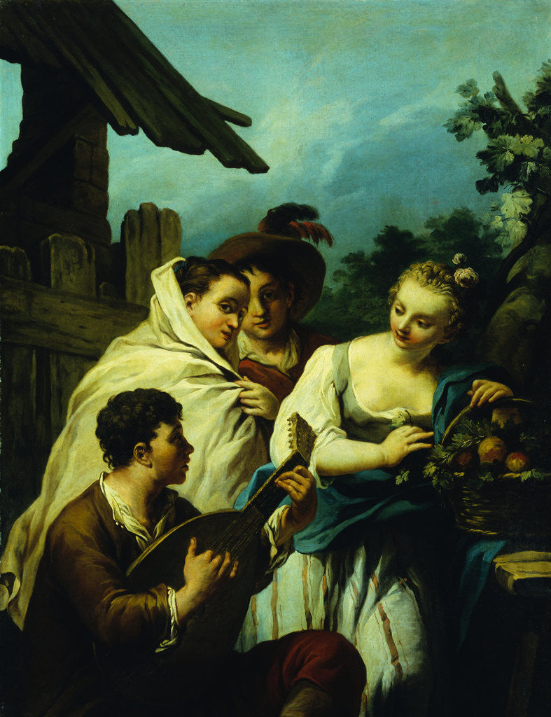 Detail of The Four Seasons (Summer) by Circle of Giuseppe Angeli