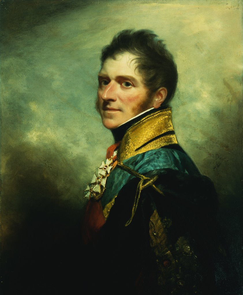 Detail of Portrait of Henry William Paget, Marquess of Anglesey, Half Length, Wearing Military Uniform by William Beechey