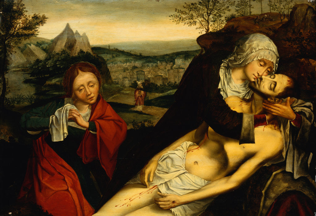Detail of The Lamentation by School of Quentin Massys