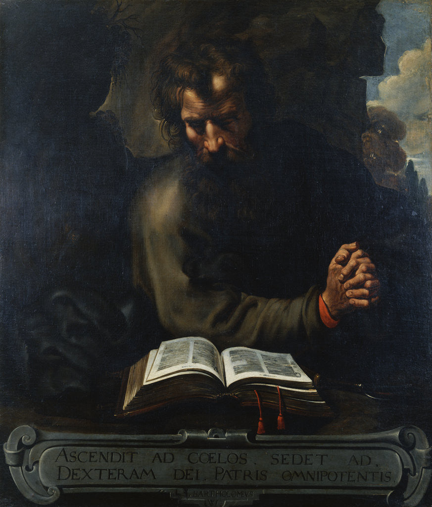 Detail of Saint Bartholomew by Artus Wolffort