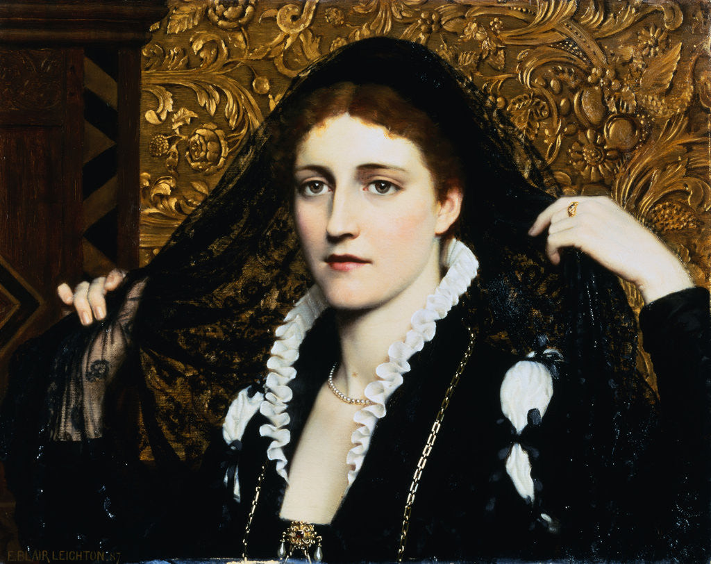 Detail of Olivia by Edmund Blair Leighton