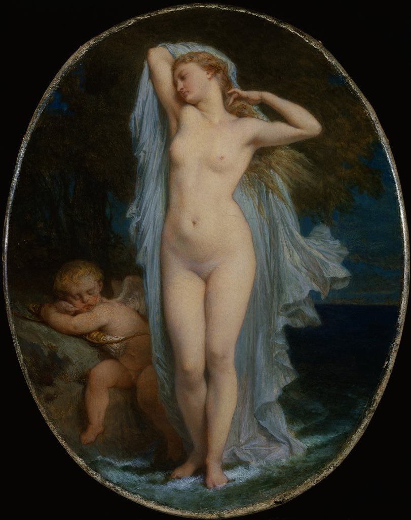 Detail of Venus and Cupid by Edouard Dubufe