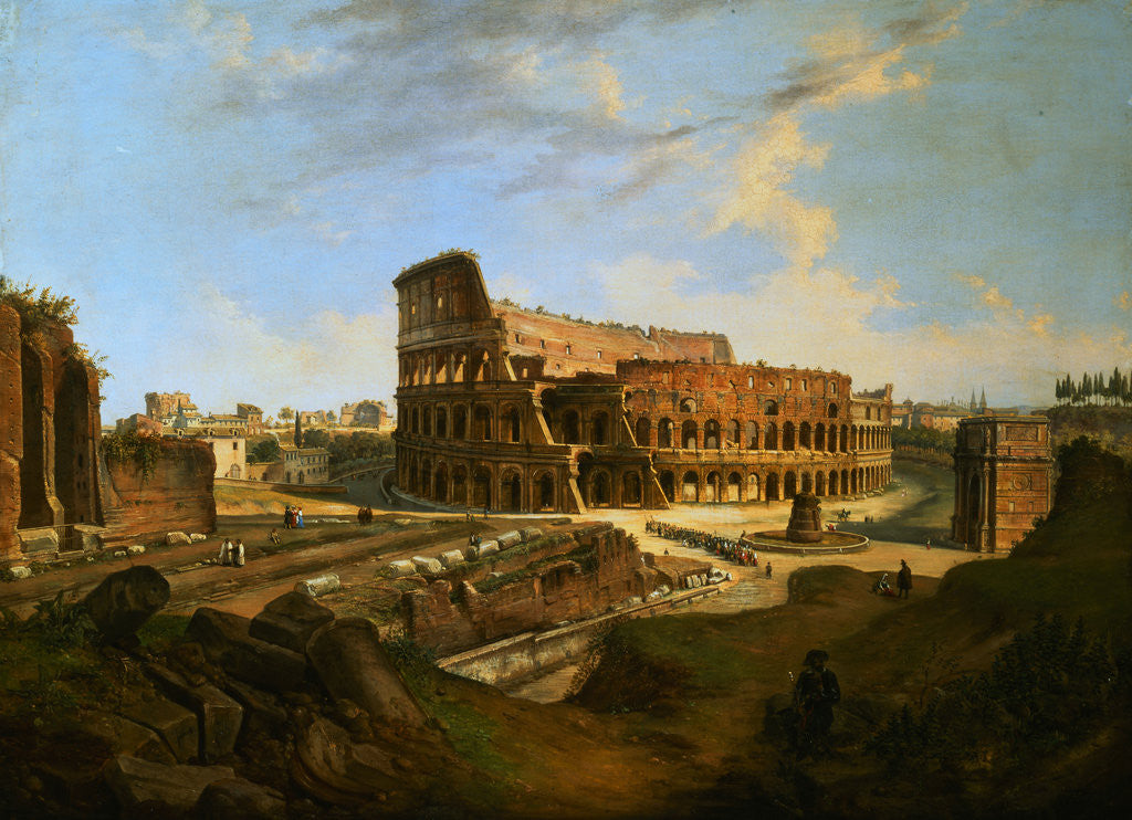 Detail of The Colisseum by Jean-Victor-Louis Faure