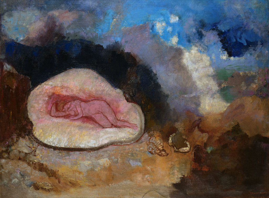 Detail of The Birth of Venus by Odilon Redon