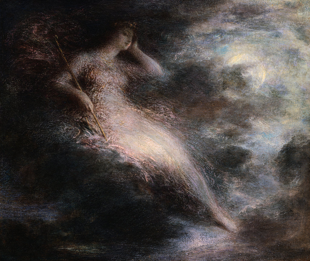 Detail of Queen of the Night by Henri Fantin-Latour