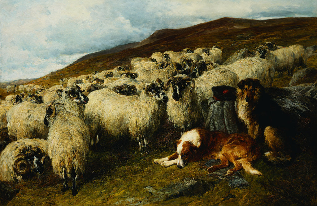 Detail of Weary But Watchful by John Sargent Noble