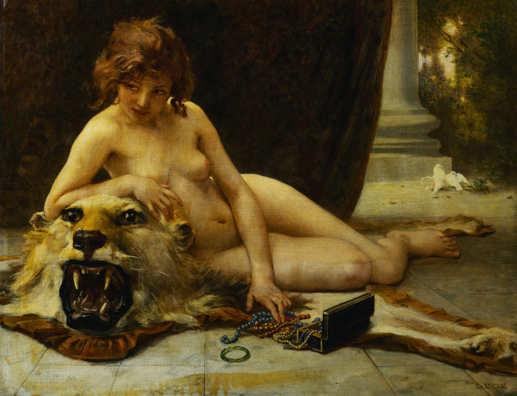 Detail of The Jewelry Box by Guillaume Seignac