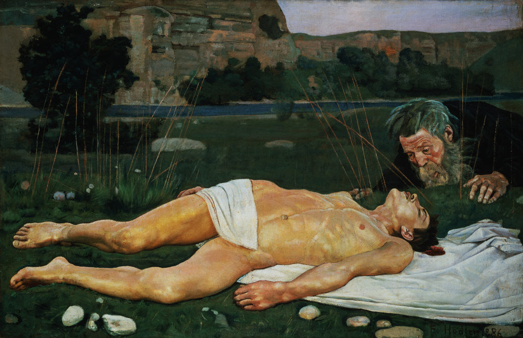 Detail of The Good Samaritan by Ferdinand Hodler