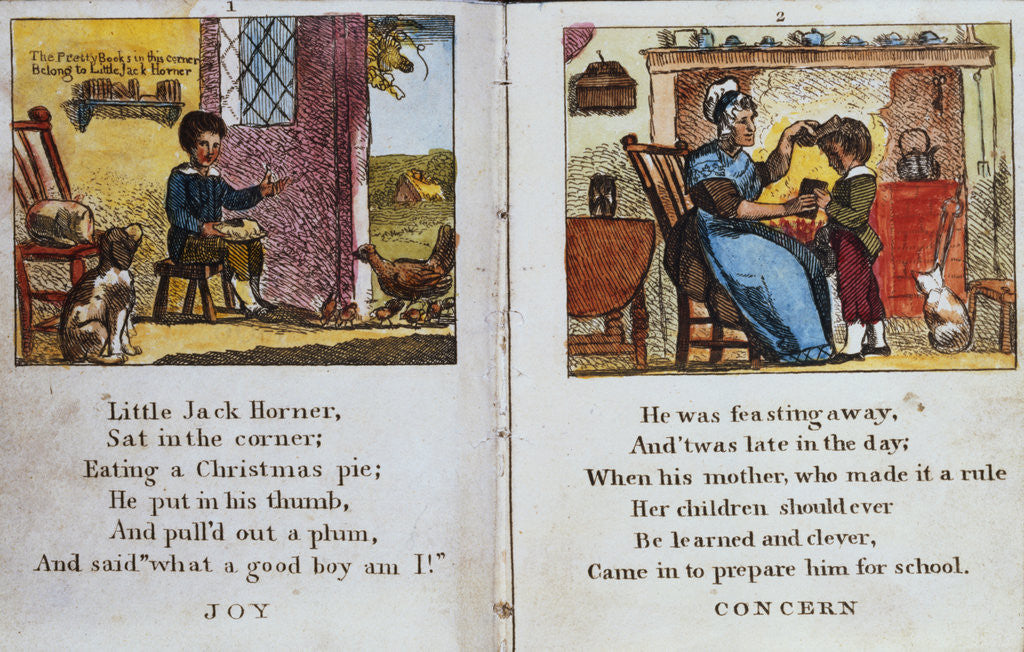 Detail of Pages from Memoirs of Little Jack Horner by W. and T. Darton