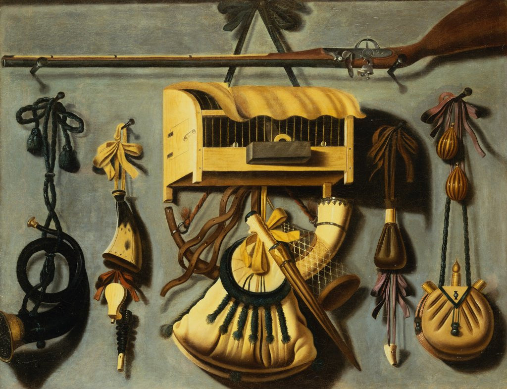 Detail of A Hunting Still Life by Johannes Leemans