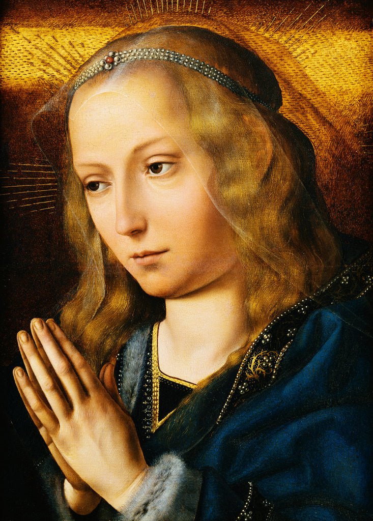 Detail of The Virgin at Prayer by Quentin Massys