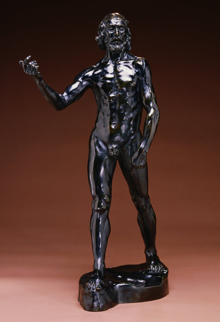 Detail of Saint John the Baptist by Auguste Rodin