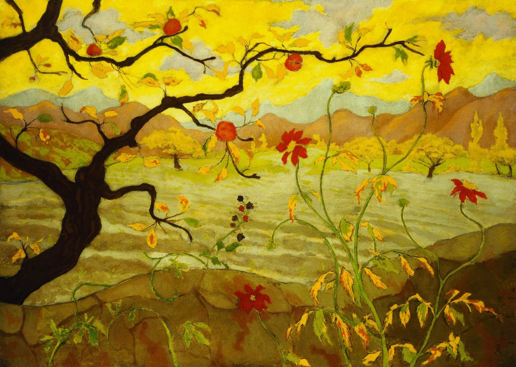 Detail of Apple Tree with Red Fruit by Paul Ranson