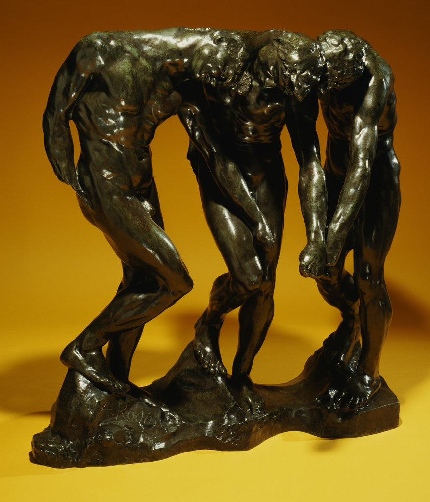 Detail of The Three Shadows by Auguste Rodin