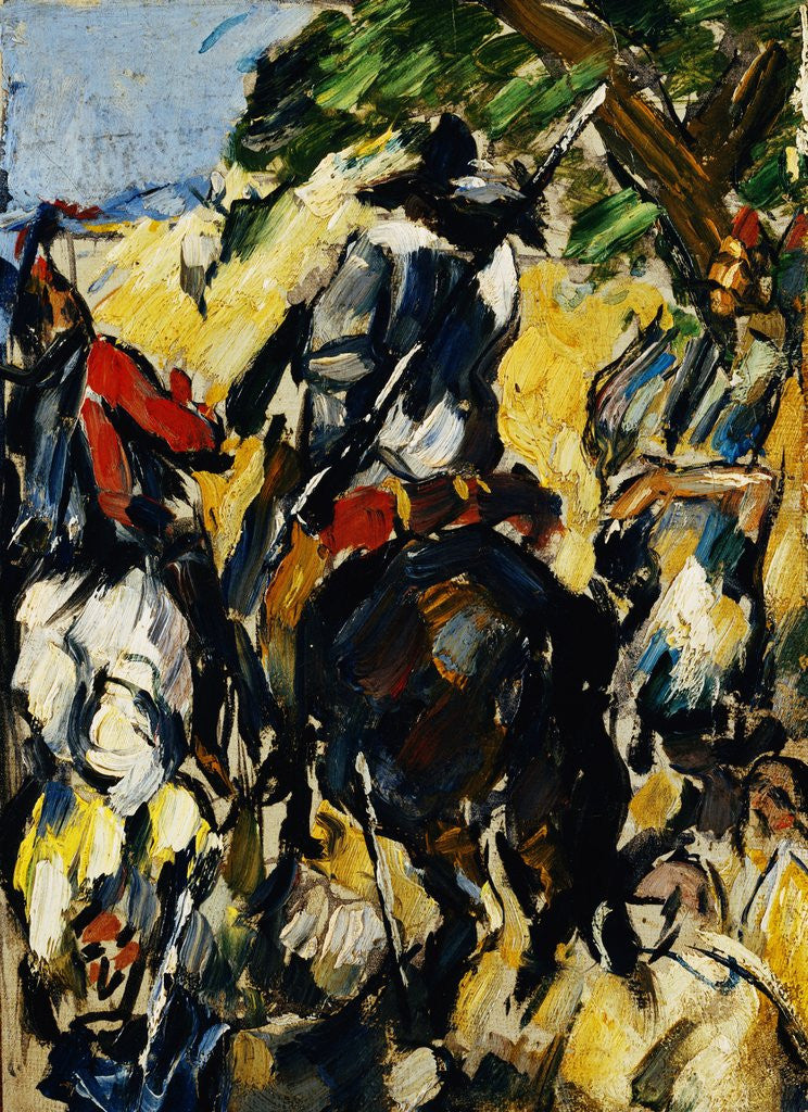 Detail of Don Quixote, Back View by Paul Cezanne