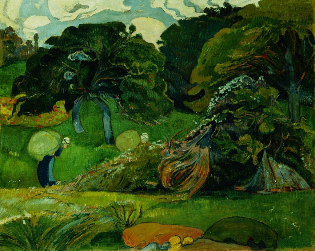 Detail of Two Launderers by Paul Serusier