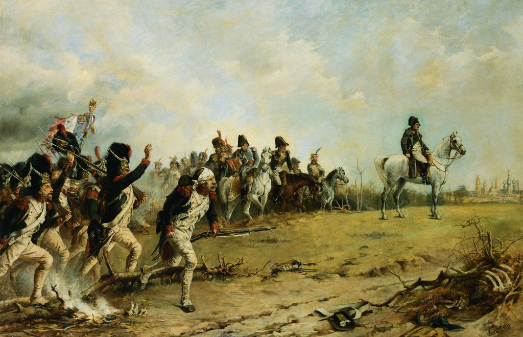 Detail of The First Sight of Moscow by Laslett John Pott
