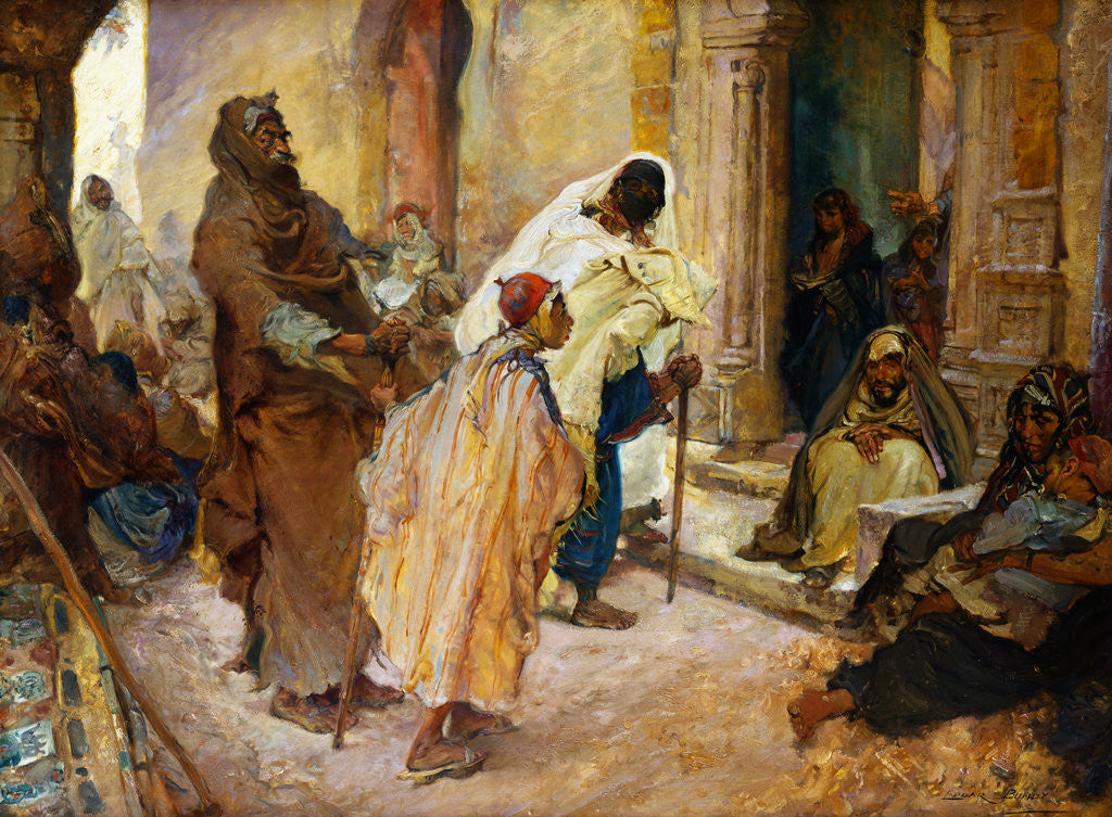 Detail of At the Walis Door by Edgar Bundy