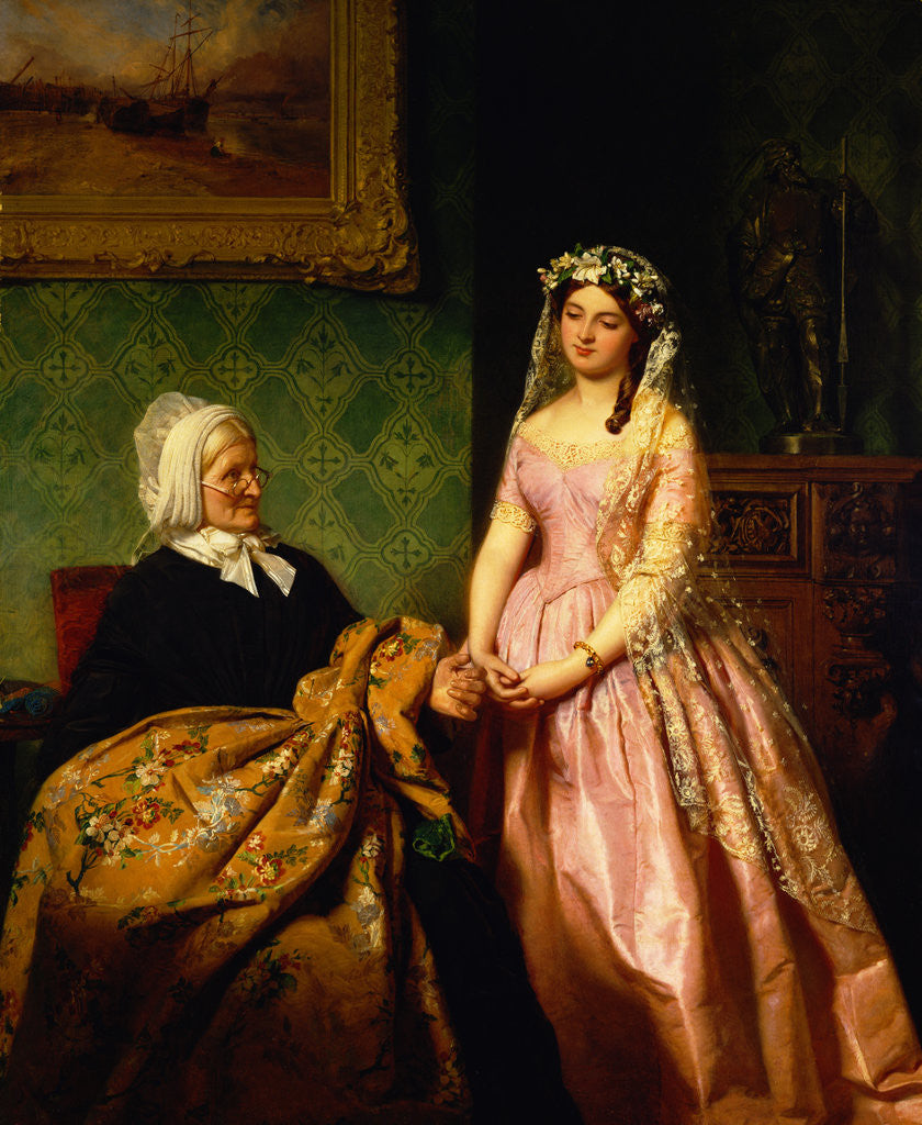 Detail of The Bride by John Faed