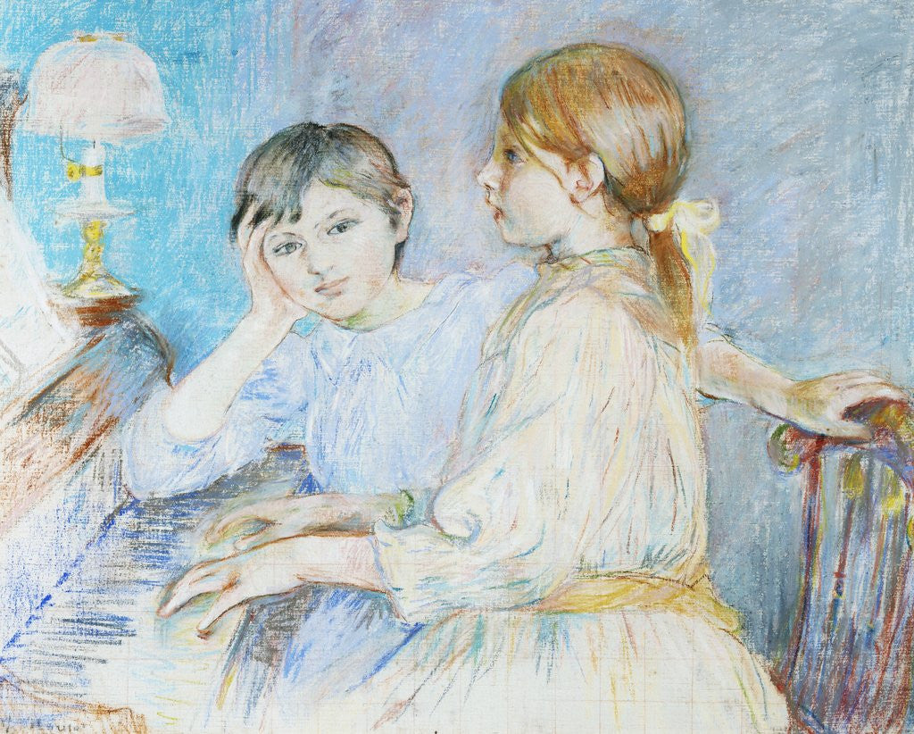 Detail of The Piano by Berthe Morisot