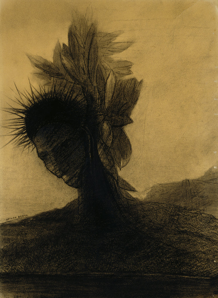 Detail of Head Tree by Odilon Redon